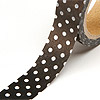 Polka Dot Washi Tape - Design Tape - Scrapbook Tape - BLACK WITH WHITE DOTS - Where to Buy Washi Tape - Thin Washi Tape - Skinny Washi Tape - Decorative Masking Tape - Deco Tape - Washi Masking Tape