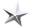 Tiny Star Sequins - Star Shaped Sequin - Silver - Star Sequins