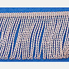 Fringe Material - Bullion Fringe Trim - Fringe Fabric Trim - Metallic Silver - Fringe Trim By The Yard - Fringe Ribbon