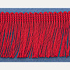 Red Fringe Trim - Fringe Material - Fringe Fabric Trim - Red - Fringe Trim By The Yard - Fringe Ribbon
