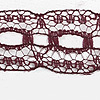 Wine Lace Ribbon - Lace Trim - Ribbon Lace - Lace Ribbon Bulk - Lace Trim Ribbon