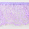 Gathered Lace Trim - Ruffled Lace Trim - Lilac - Frilly Lace - Lace Trim - Gathered Lace
