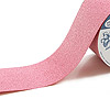 Glitter Ribbon - Lt Red - Satin Ribbon - Christmas Ribbon - 