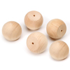 Wood Ball Knob - Unfinished - Wooden Knobs - Wood Doll Head