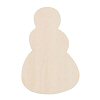 Wood Cutout - Classic Snowman - Unfinished - Snowman Wood Cut Out