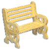 Unfinished Wooden Doll House Bench - Unfinished - Unfinished Wooden Doll House Bench